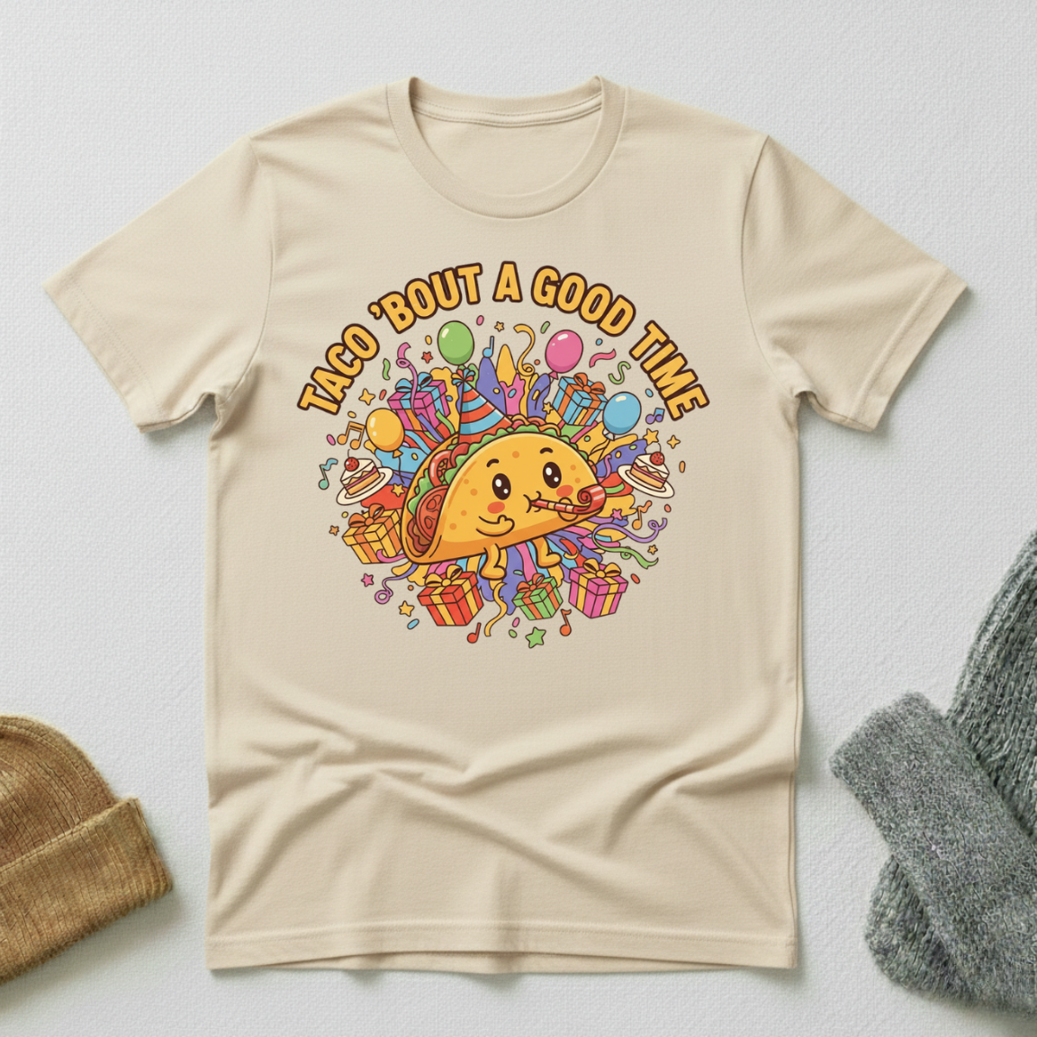 Taco Bout A Good Time Kawaii Party T - Shirt