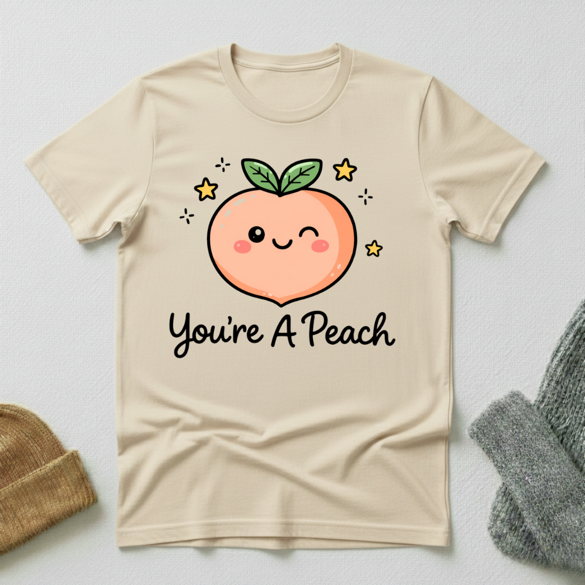 You're A Peach Kawaii Compliment T - Shirt