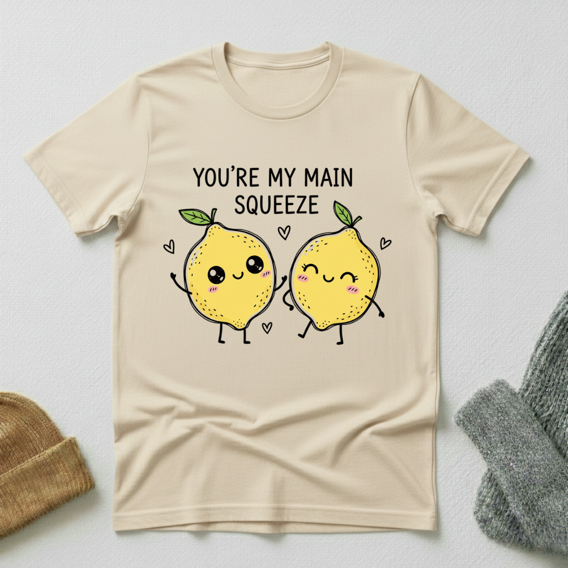 You're My Main Squeeze Kawaii Lemon T - Shirt