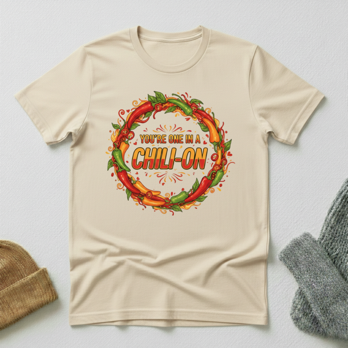 Your'e One In A Chili-On Vintage Elegance T - Shirt