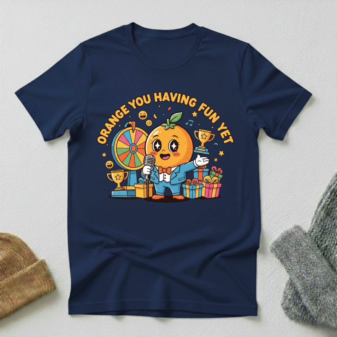 Orange You Having Fun Yet Kawaii Host T - Shirt