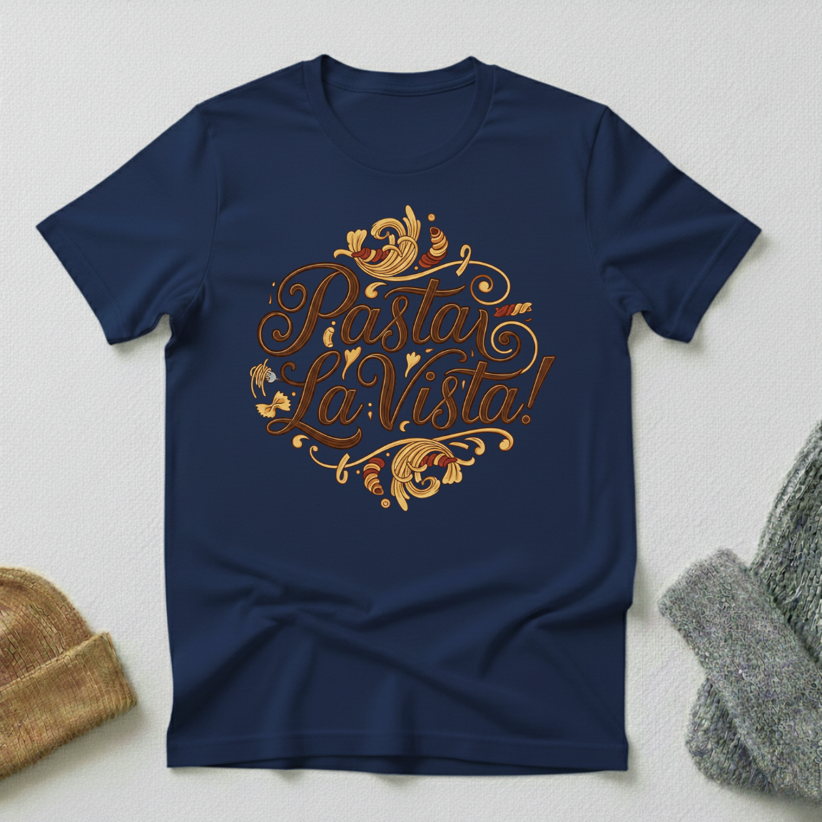 Pasta La Vista Vintage Elegance T - Shirt