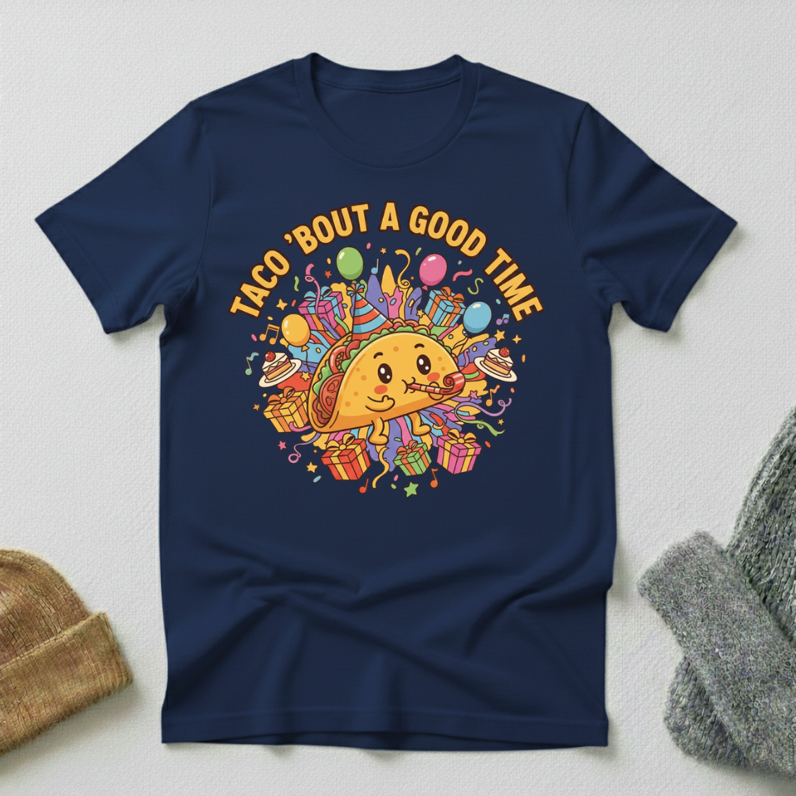 Taco Bout A Good Time Kawaii Party T - Shirt