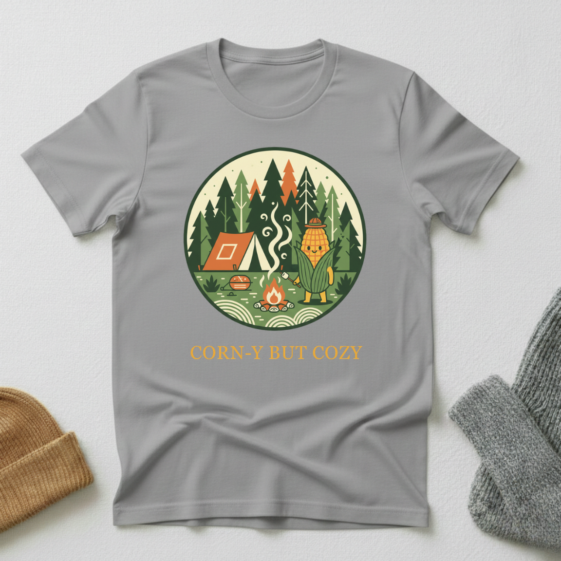 Corny But Cozy Cabin Forest T - Shirt