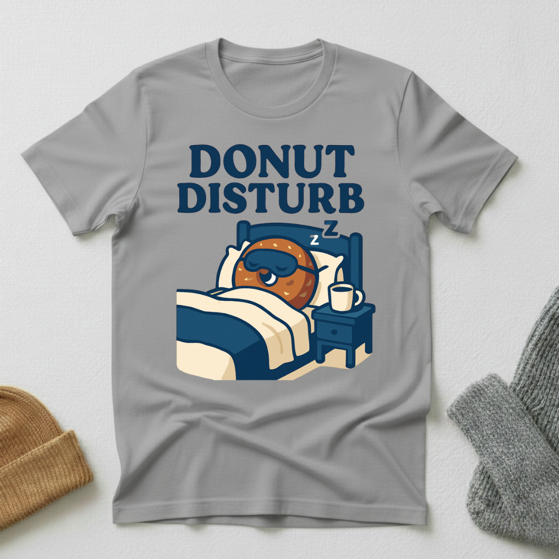 Donut Disturb Clean & Simple Sleep Vibes T - Shirt