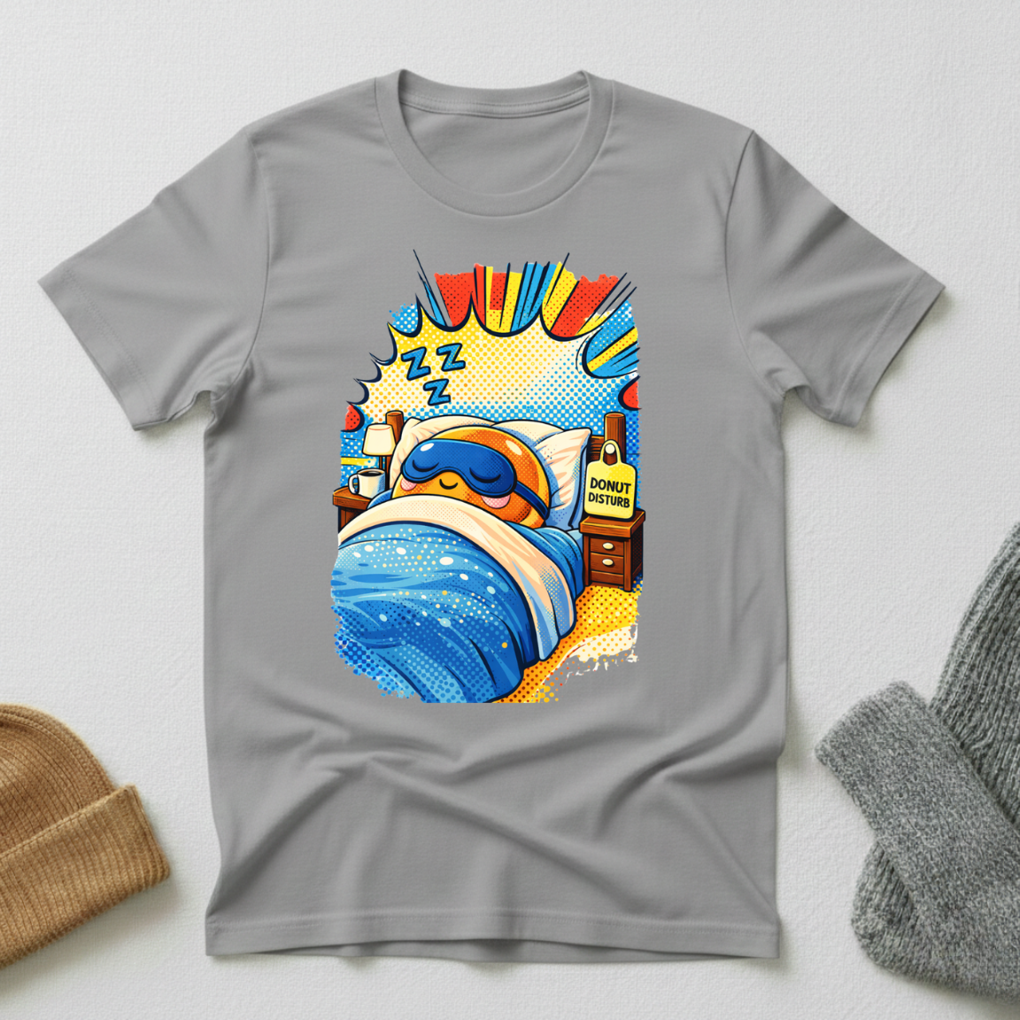 Donut Disturb Pop Art Sleep Champion T - Shirt