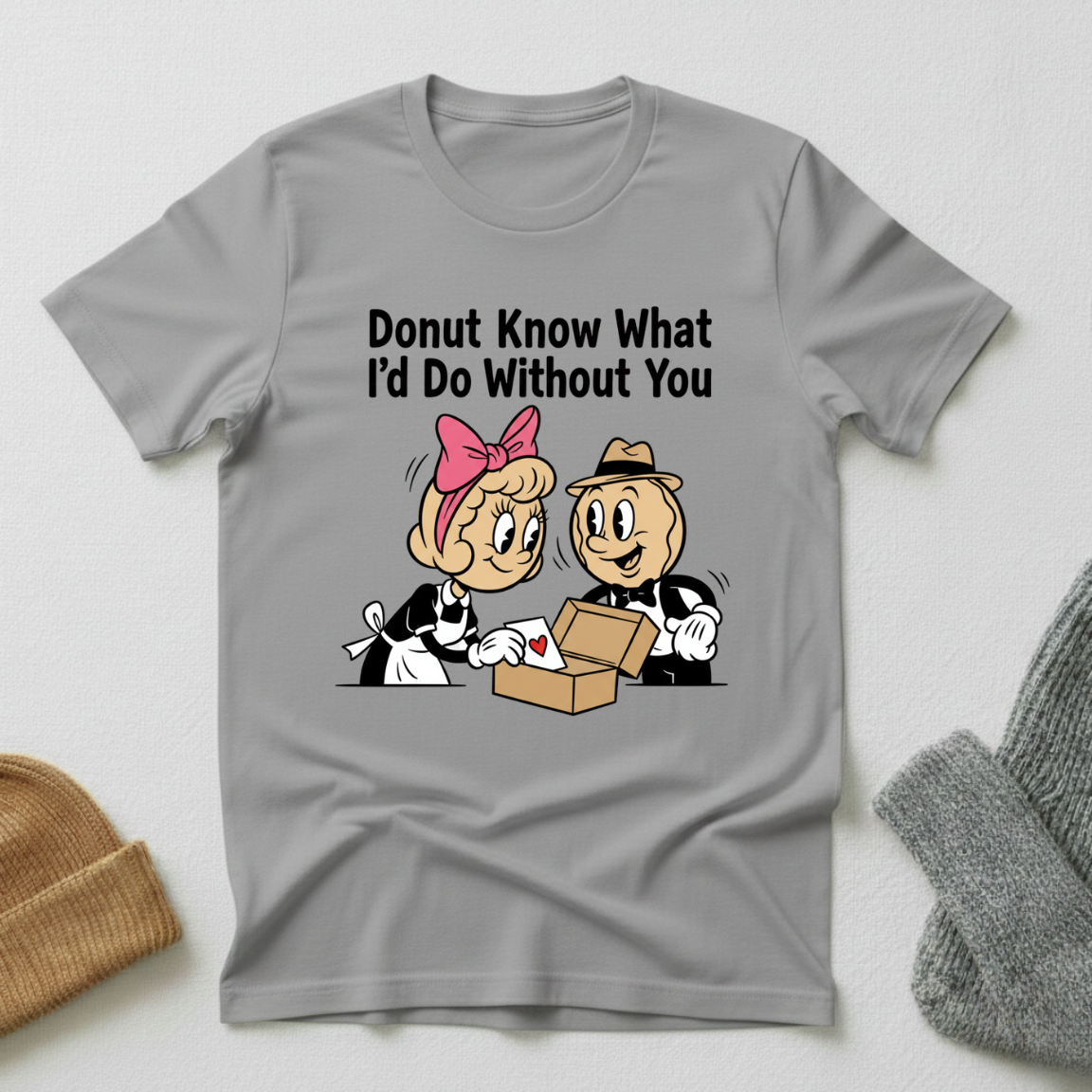 Donut Know What I'd Do Without You Secret Letter T - Shirt