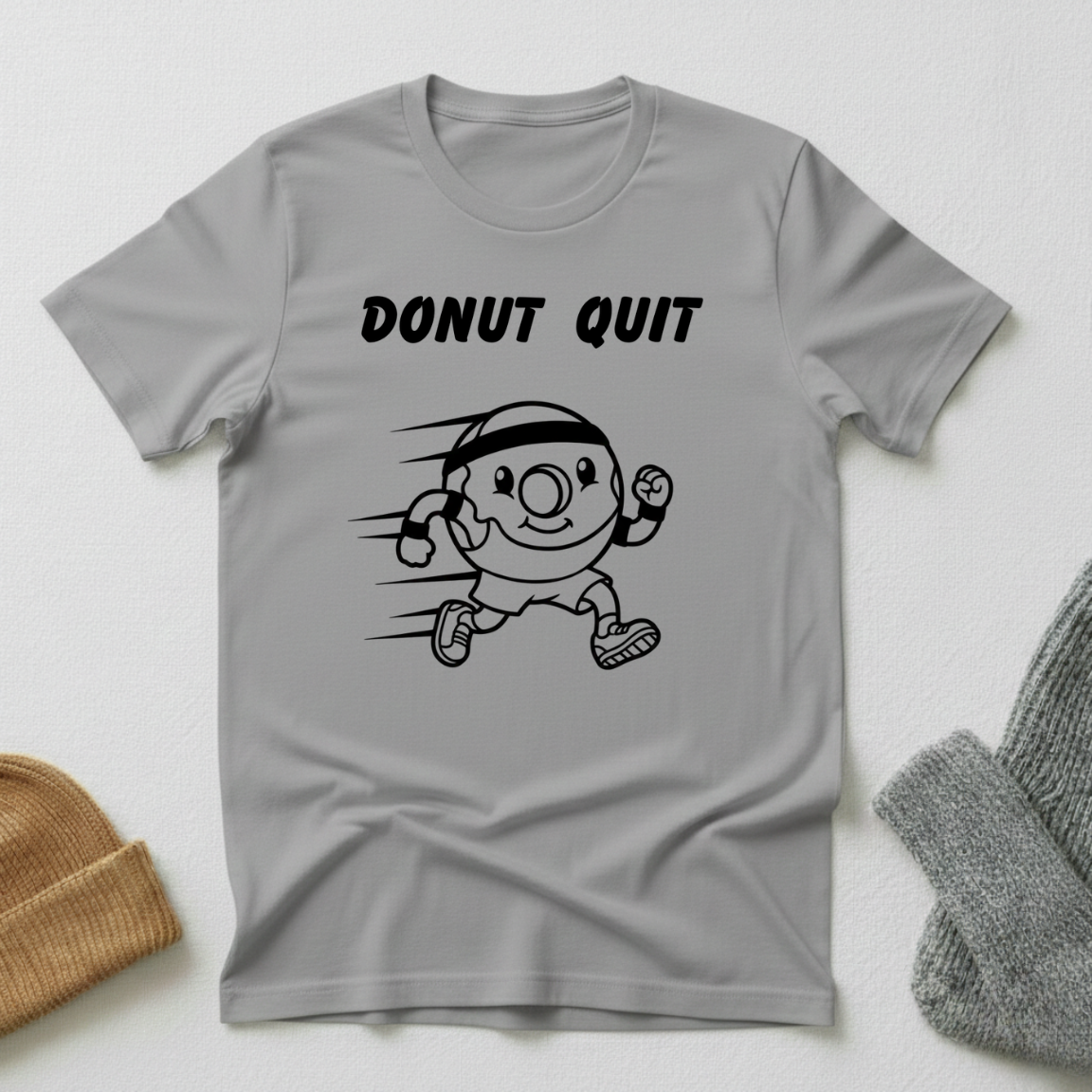Donut Quit Running Donut T - Shirt