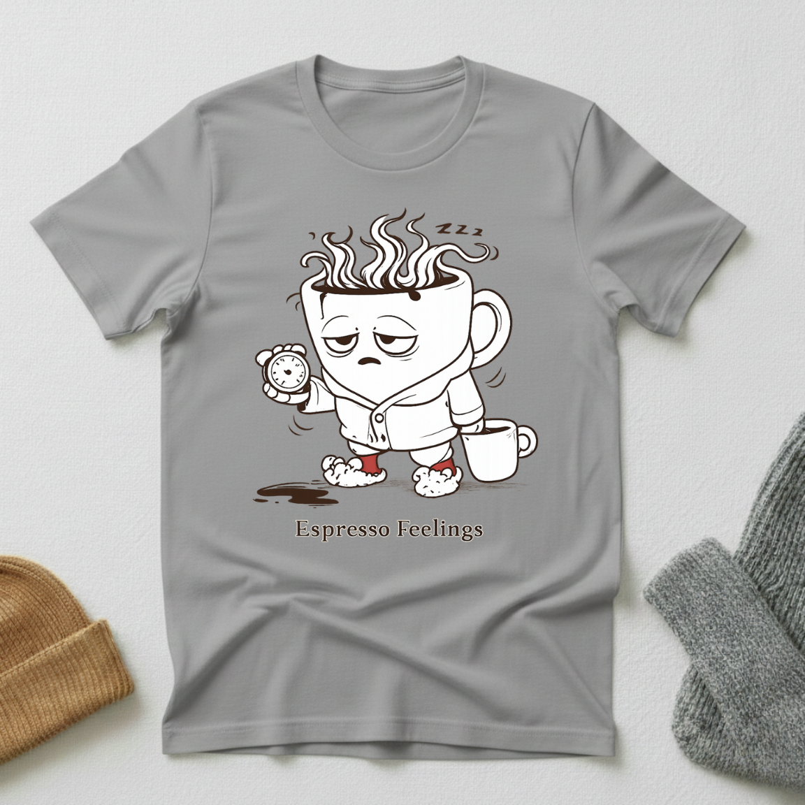 Espresso Feelings  PreCoffee Morning Mood  T - Shirt