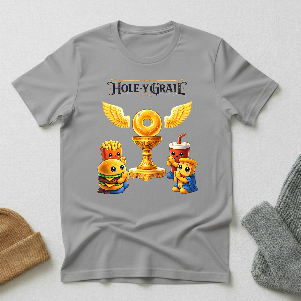Holey Grail Sacred Donut Worship T - Shirt