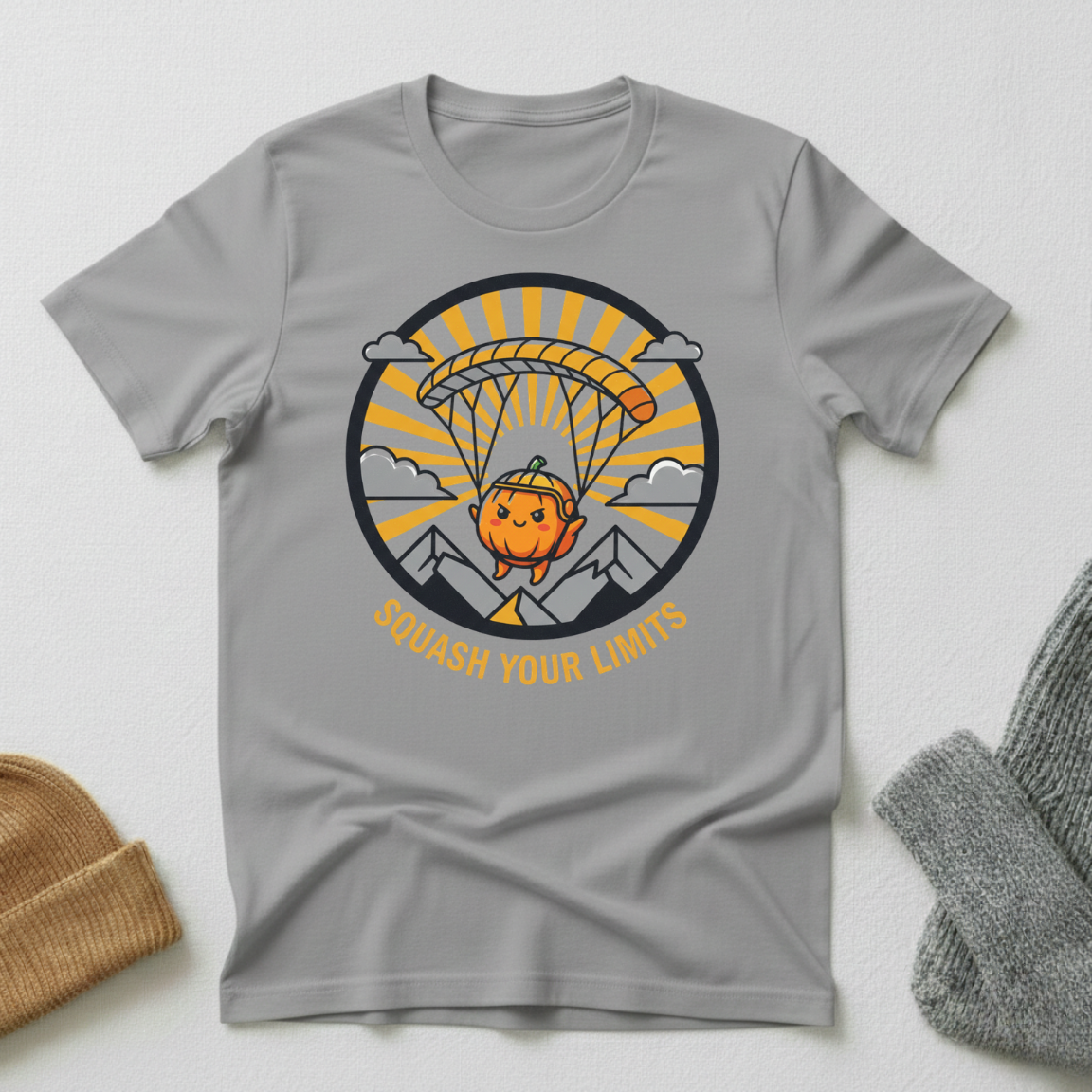 Squash Your Limits Parachuting T - Shirt