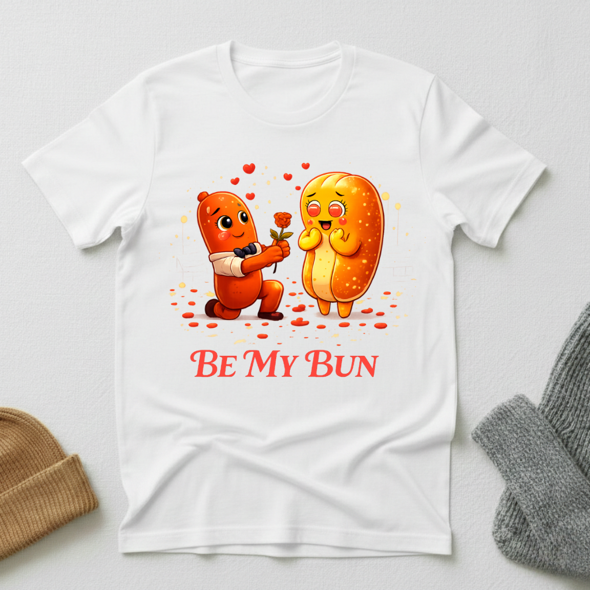 Be My Bun Hot Dog Proposal T - Shirt