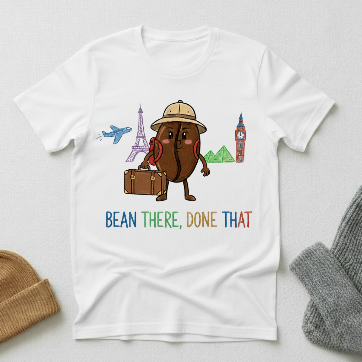 Bean There Done That Crayon T - Shirt