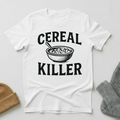 Cereal Killer Classic Black & White T - Shirt