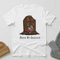 Death By Choclate Horror Gothic Street Art T - Shirt