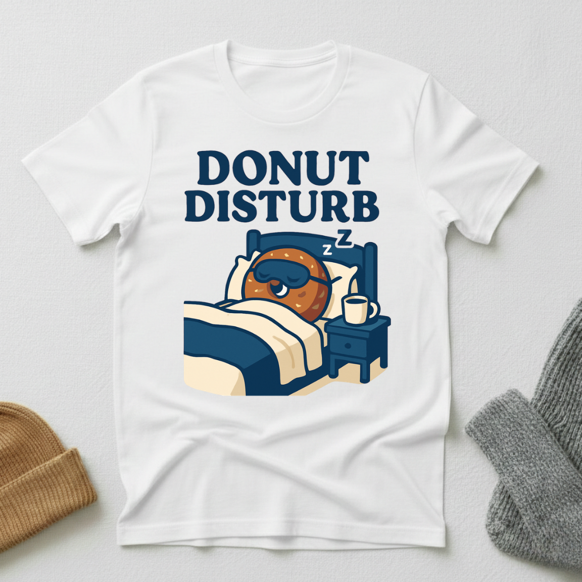 Donut Disturb Clean & Simple Sleep Vibes T - Shirt