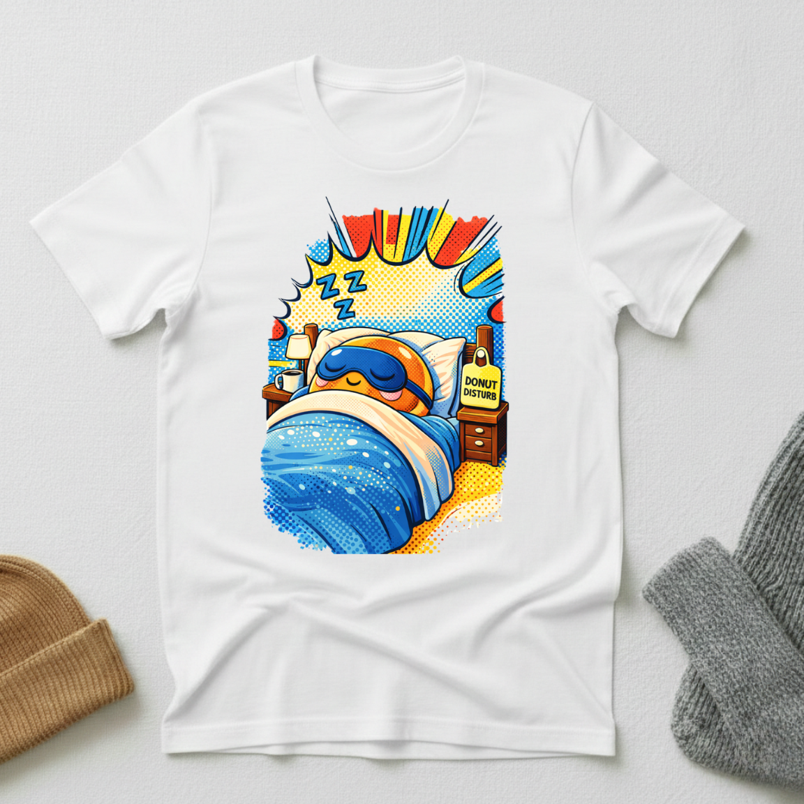 Donut Disturb Pop Art Sleep Champion T - Shirt