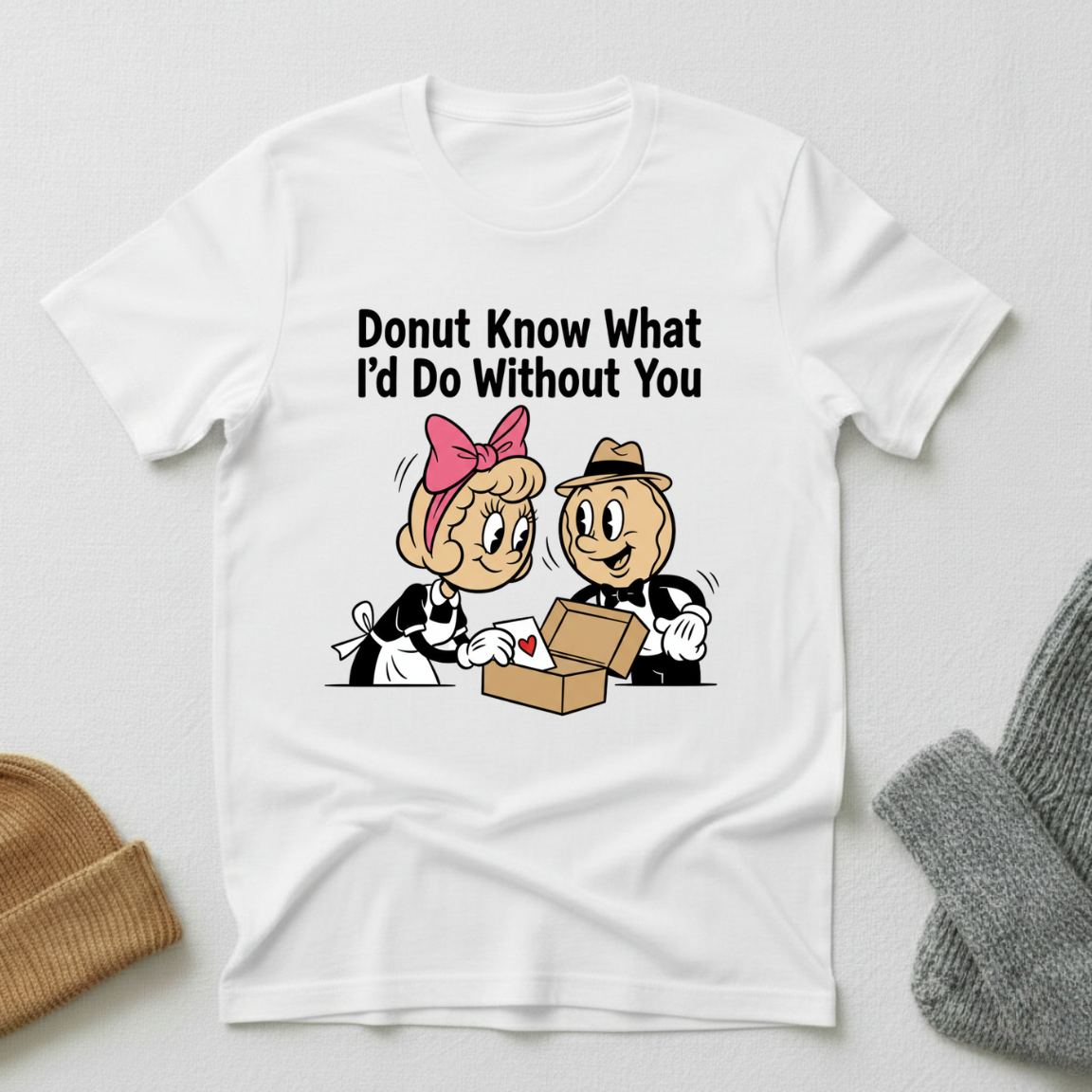 Donut Know What I'd Do Without You Secret Letter T - Shirt