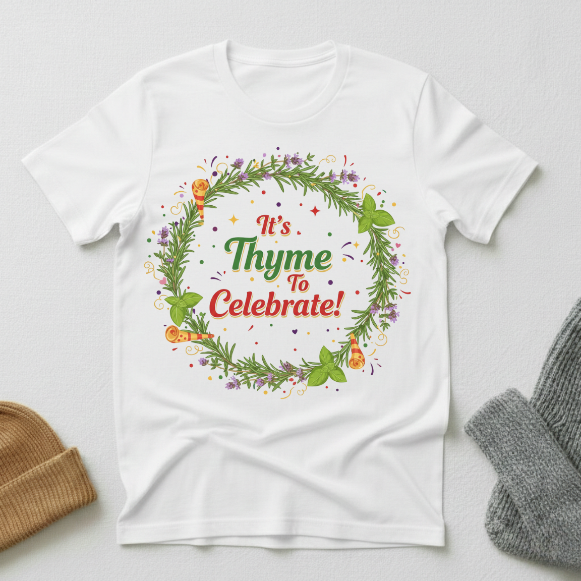It's Thyme To Celebrate Vintage Elegance T - Shirt