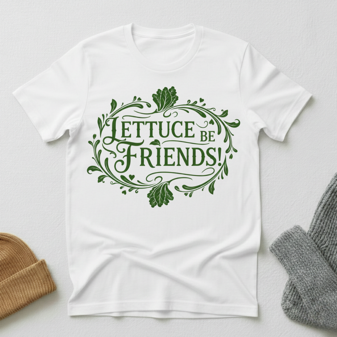 Lettuce Be Friends Vintage Elegance T - Shirt