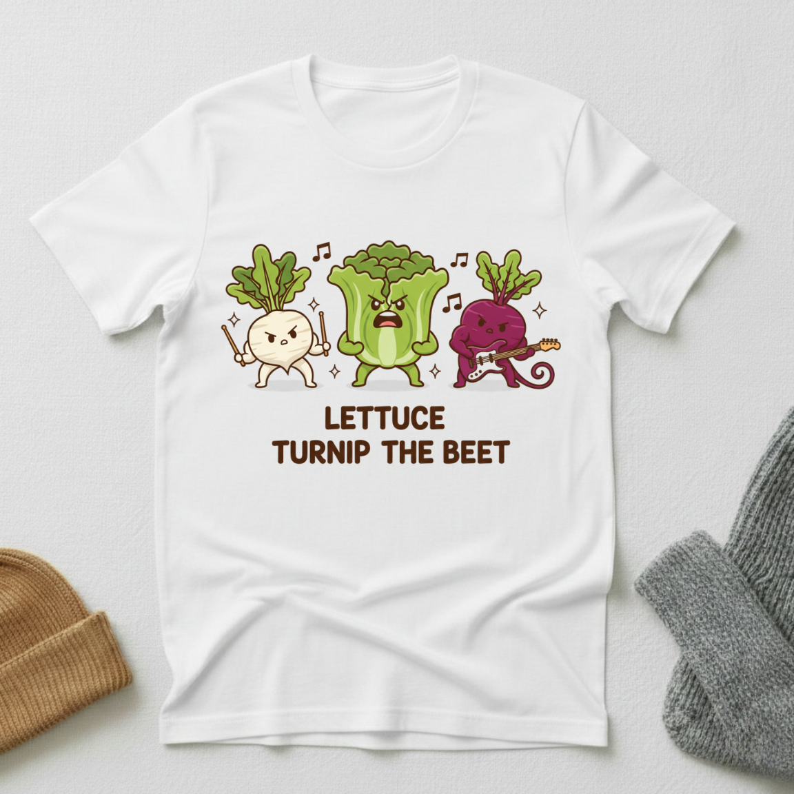Lettuce Turnip The Beet Rockband T - Shirt