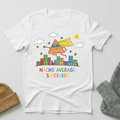 Nacho Average Superhero Crayon Doodle T - Shirt