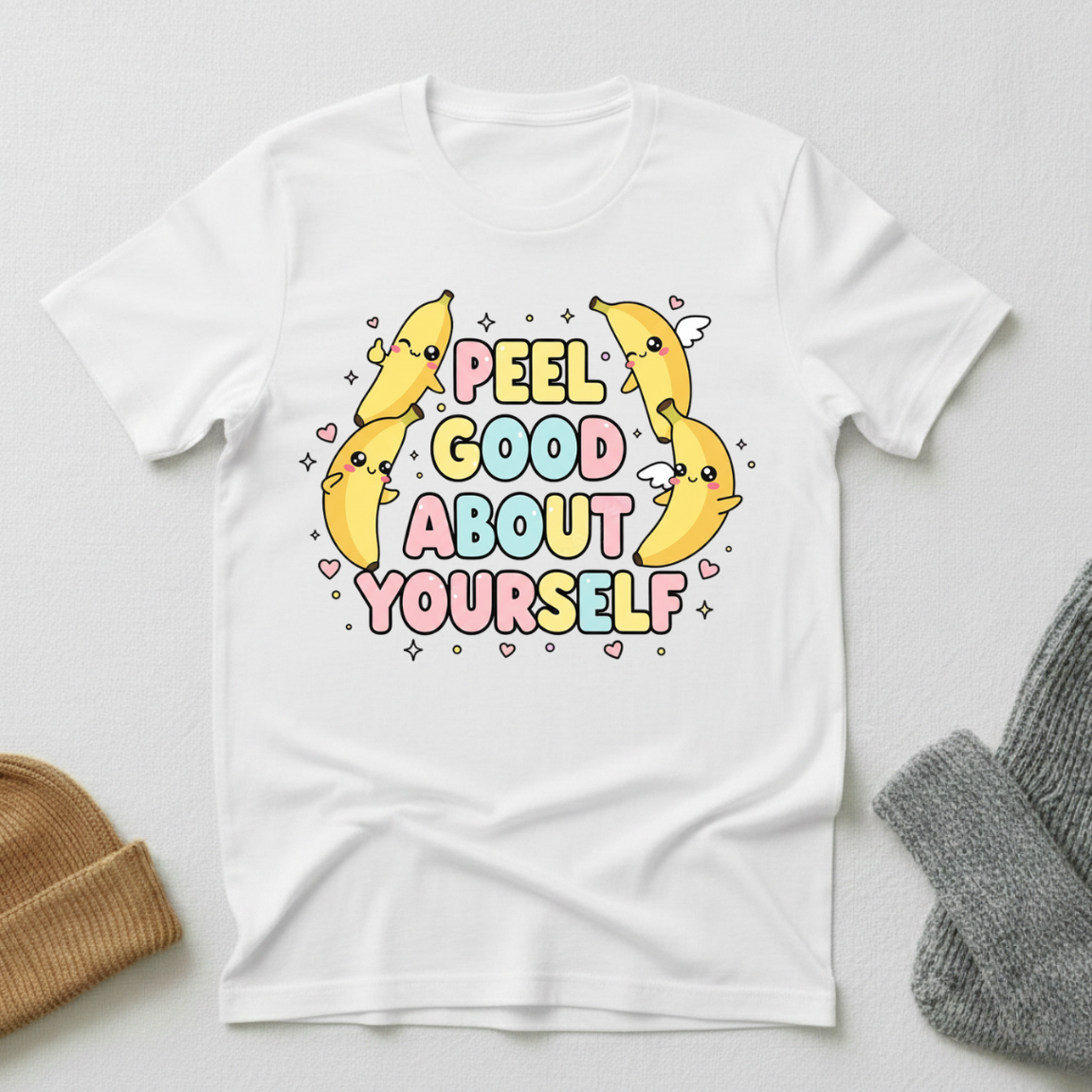 Peel Good About Yourself Kawaii Self Love T - Shirt