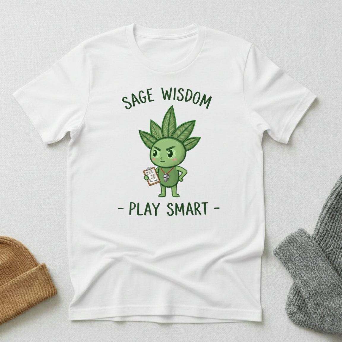 Sage Wisdom Play Smart Coach T - Shirt