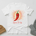 Spice It Up Red Pepper Cartoon T - Shirt