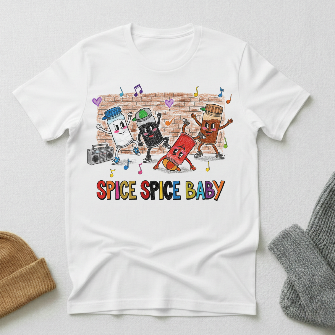 Spice Spice Baby Crayon T - Shirt