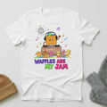 Waffles Are My Jam Crayon T - Shirt