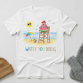 Water Are You Doing Watermelon Crayon T - Shirt