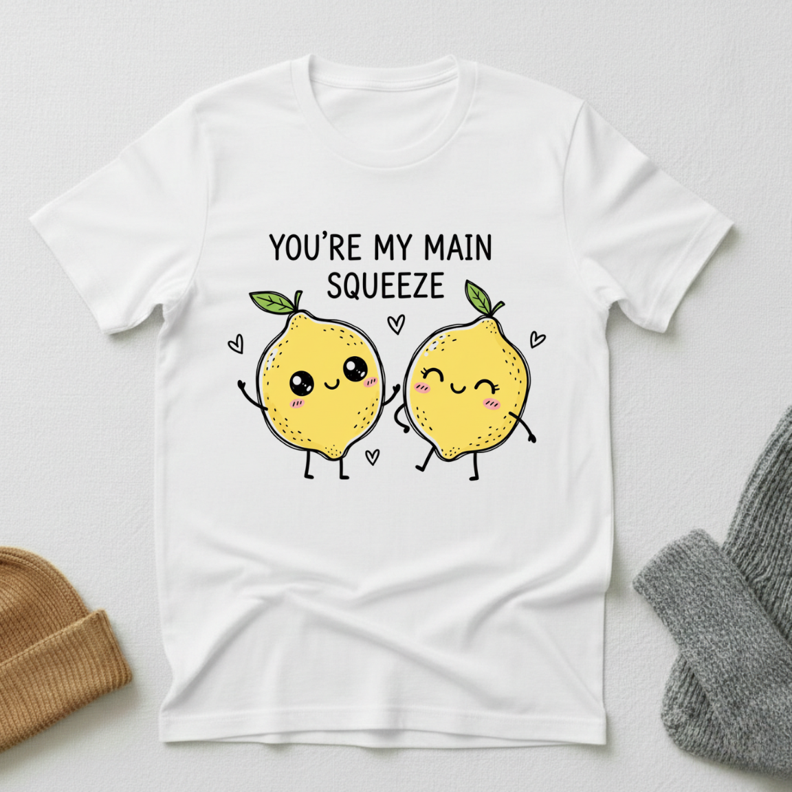 You're My Main Squeeze Kawaii Lemon T - Shirt